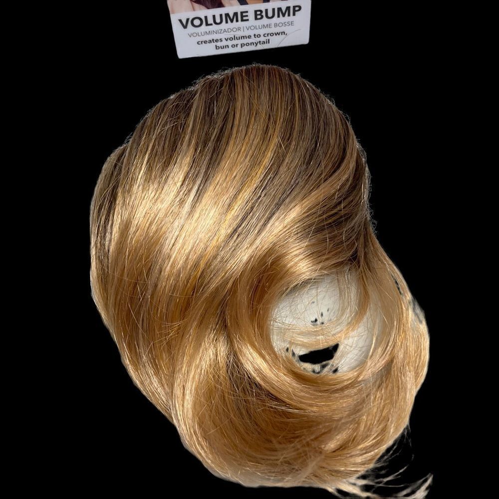 REVLON, Volume Bump Hairpiece, Frosted Brown with golden hi-lights‎